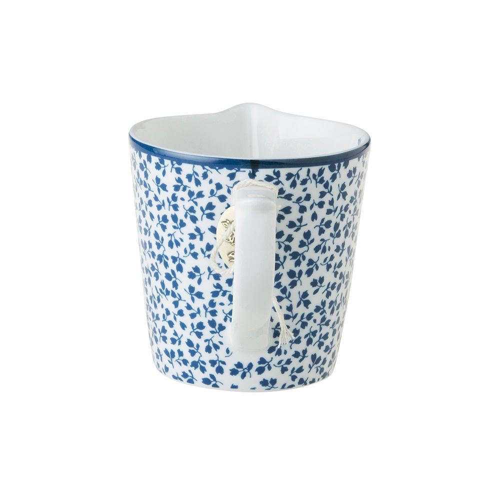 Γαλατιέρα Πορσελάνης 250ml Φ8xH11,8cm Λευκή – Μπλε Floris Blueprint Laura Ashley LA178681 - 3