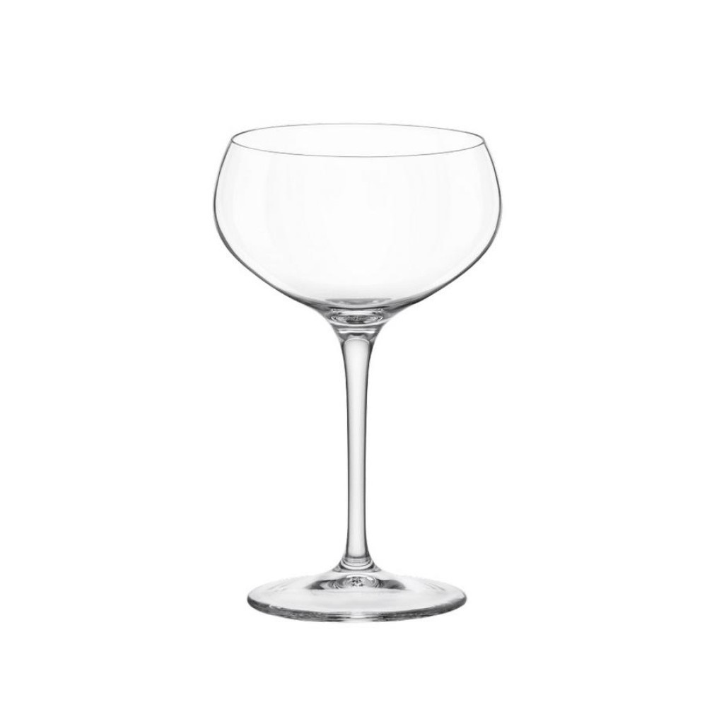 Ποτήρι Σαμπάνιας Coupe Γυάλινο Tempered 300ml Bartender Bormioli Rocco br00320757 - 