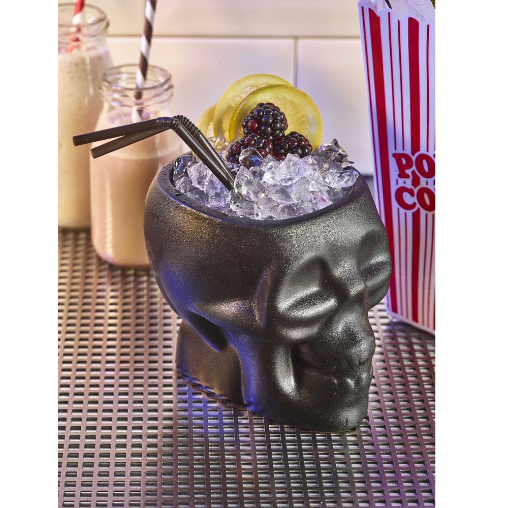 Ποτήρι Κεραμικό Cocktail 400ml Ø9,5xH11,3cm Tiki Skull Genware 34.60270 - 3