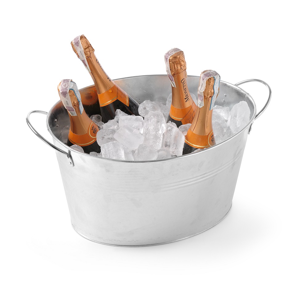 Σαμπανιέρα Party Tub Γαλβανιζέ 40x33xH22cm 425992 Hendi 30.41577 - 2