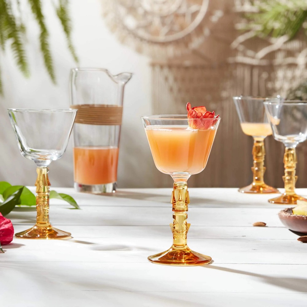 Ποτήρι Γυάλινο Cocktail 200ml Ø9xH16,3cm Tiki ONIS 37.24711 - 3
