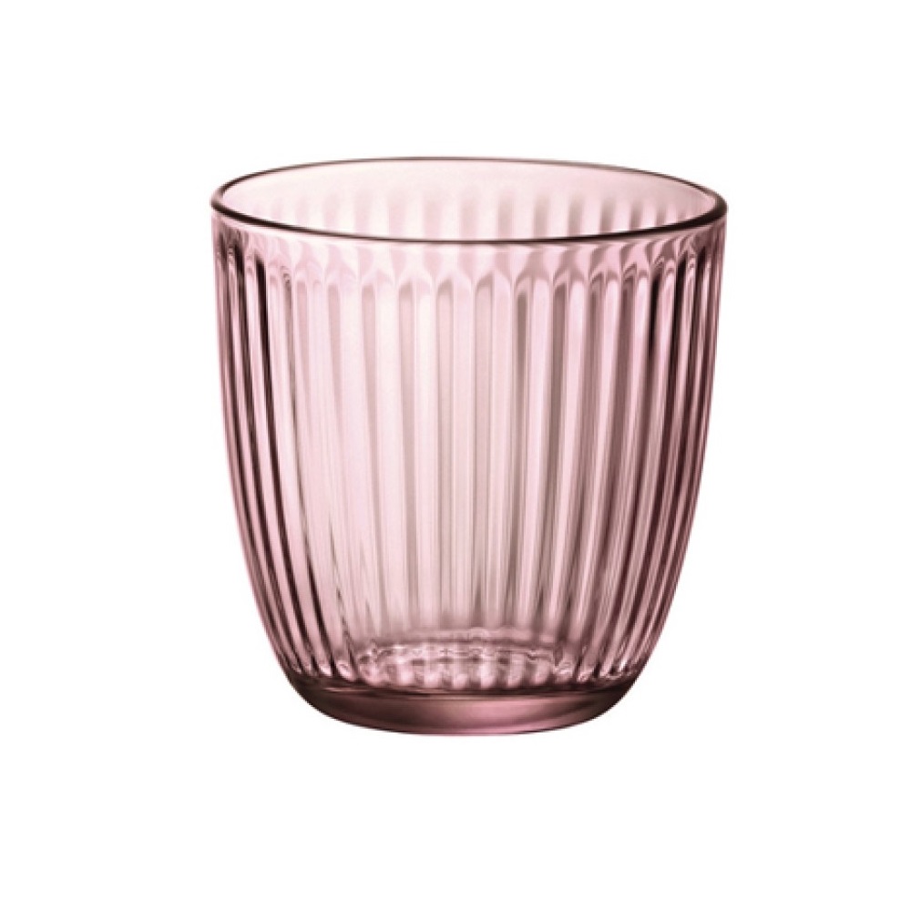 Ποτήρι Γυάλινο Water 290ml Ø8,5xH8,5cm Σετ 6 τμχ Line Lilac Rose Bormioli Rocco 00.10203 - 