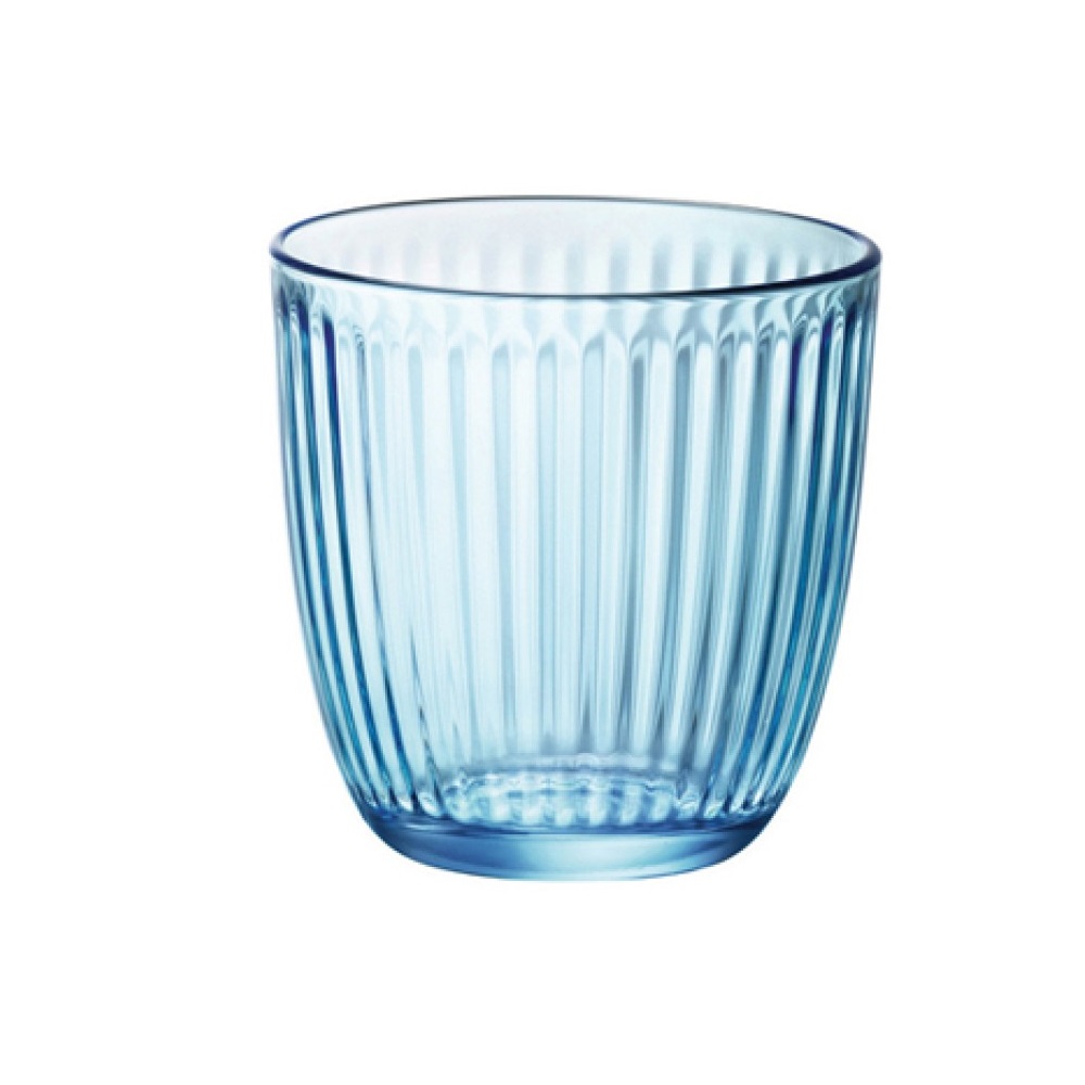 Ποτήρι Γυάλινο Water 290ml Ø8,5xH8,5cm Σετ 6 τμχ Line Lively Blue Bormioli Rocco 00.10204 - 