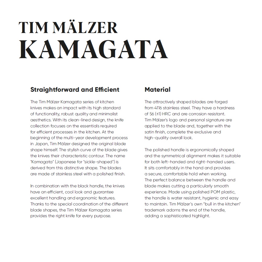 Μαχαίρι Γενικής Χρήσης 9cm Tim Mälzer Kamagata Kai TMK-0700 - 3