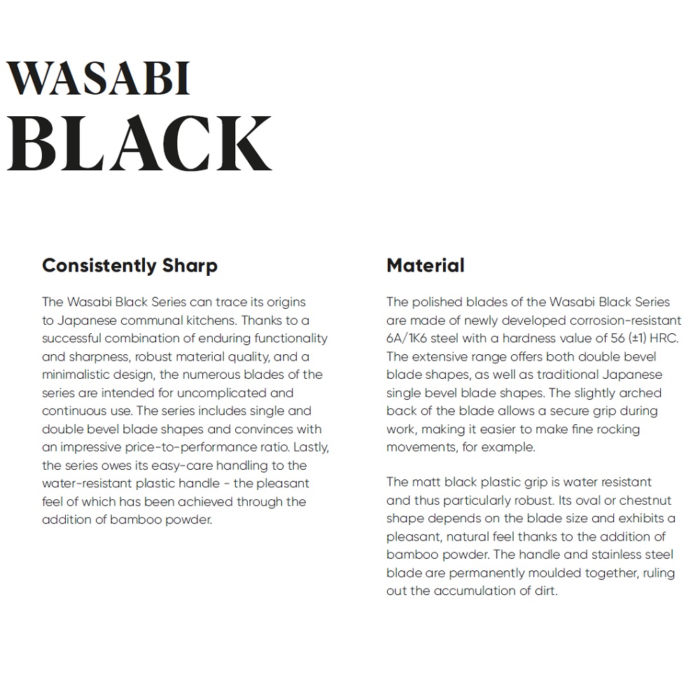 Μαχαίρι Γενικής Χρήσης 10cm Wasabi Black Kai 6710P - 3