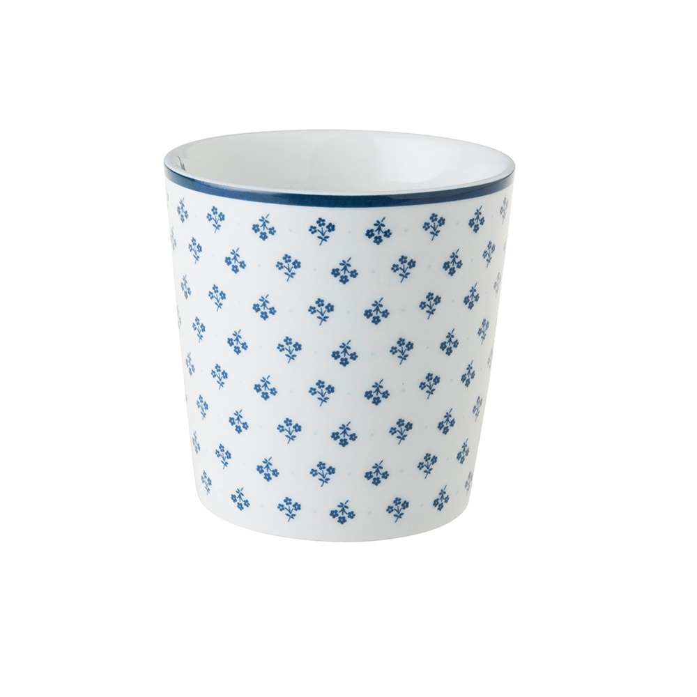 Κούπα Πορσελάνης 320ml 12x8,8xH8,9cm Λευκή – Μπλε Petit Fleur Blueprint Laura Ashley LA178236 - 3