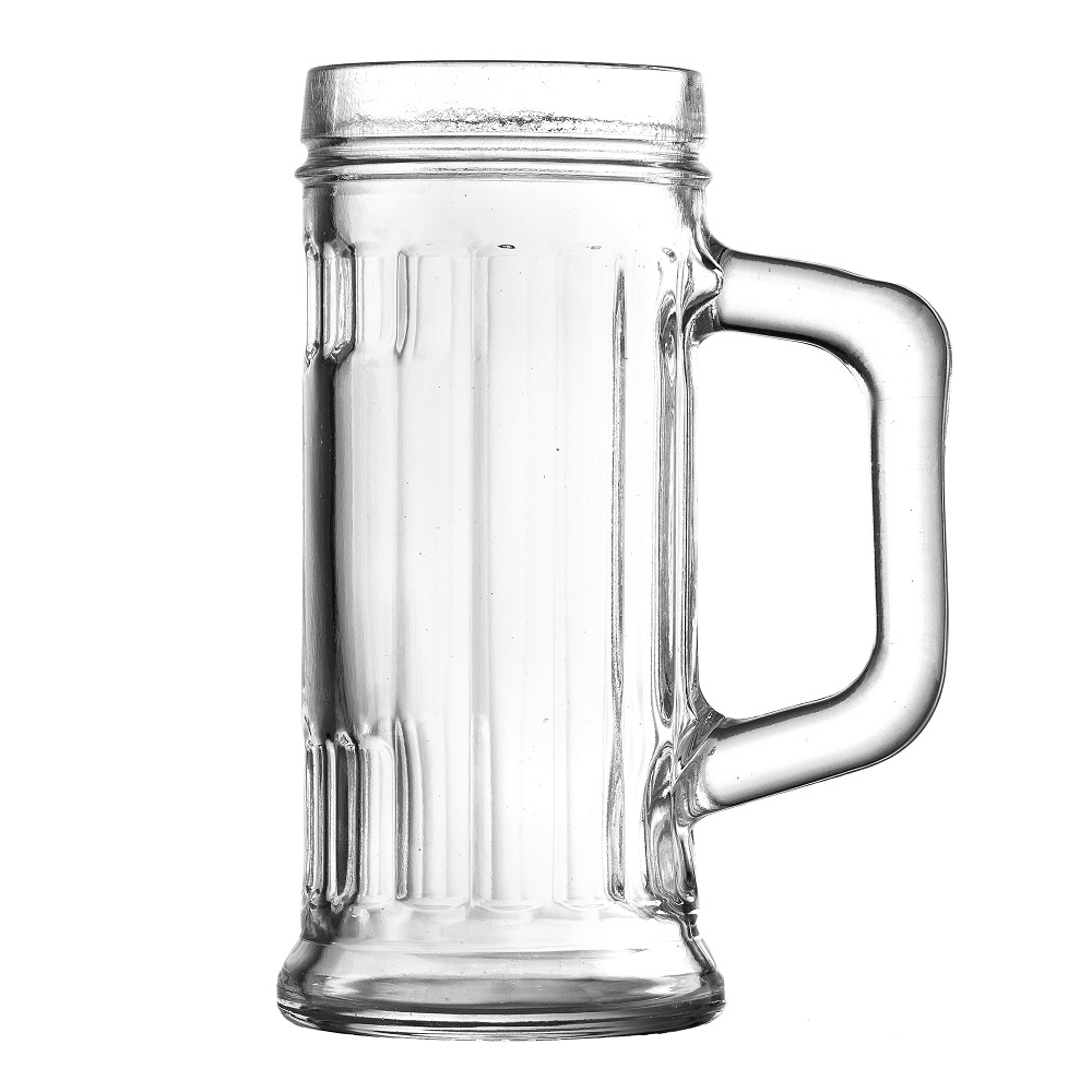 Ποτήρι Μπίρας Γυάλινο Διάφανο 300ml Ø7,3xH15,4cm Streak Uniglass 40821 - 1