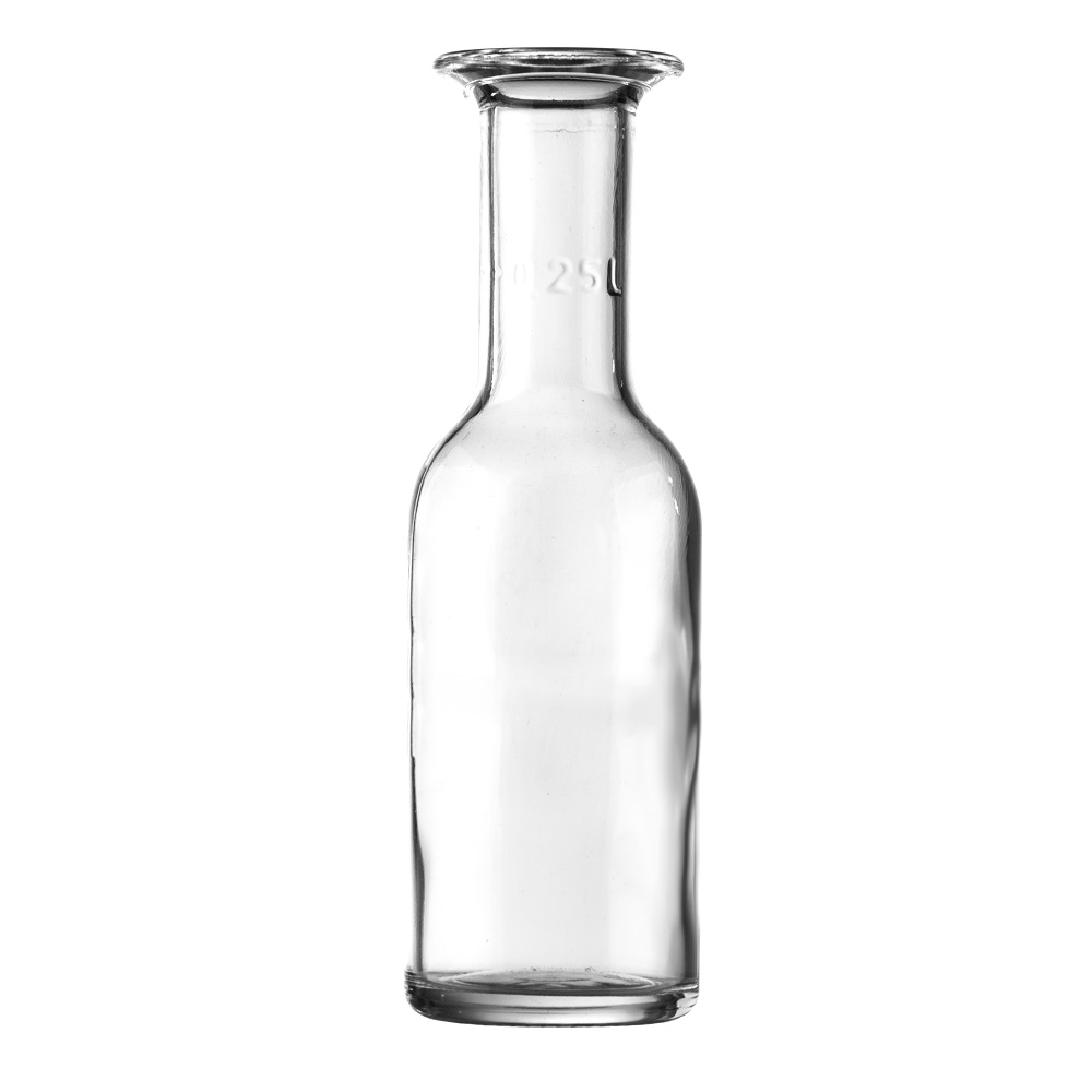 Καράφα Γυάλινη Διάφανη 250ml Ø6xH19,6cm Olympus Uniglass 65225 - 1