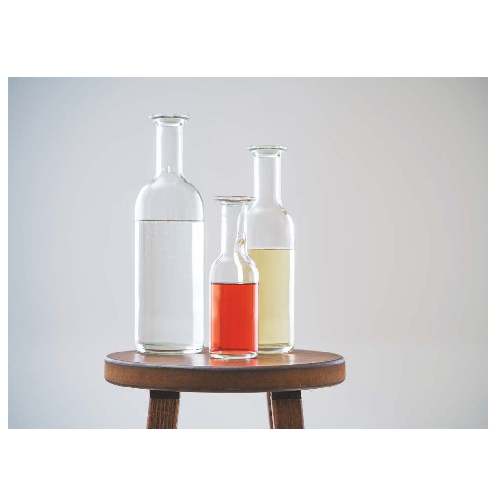 Καράφα Γυάλινη Διάφανη 250ml Ø6xH19,6cm Olympus Uniglass 65225 - 2