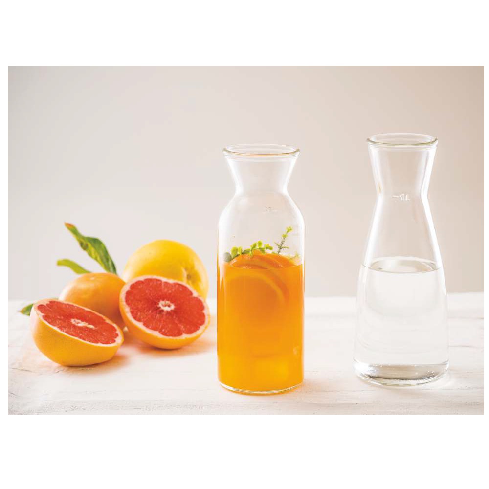 Καράφα Γυάλινη Διάφανη 1000ml Ø9,5xH25,3cm Athos Uniglass 65310 - 2
