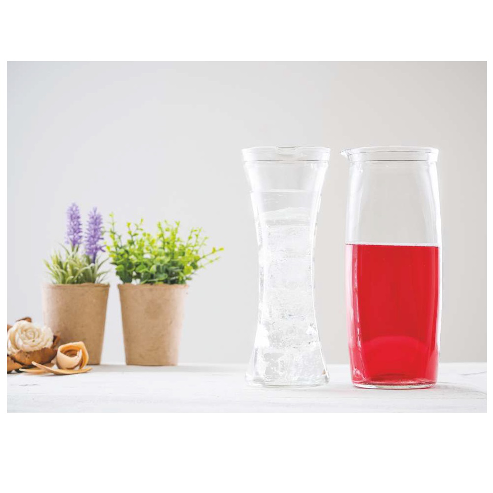 Καράφα Γυάλινη Διάφανη 1000ml Ø10,1xH24,8cm Eva Uniglass 65410 - 3