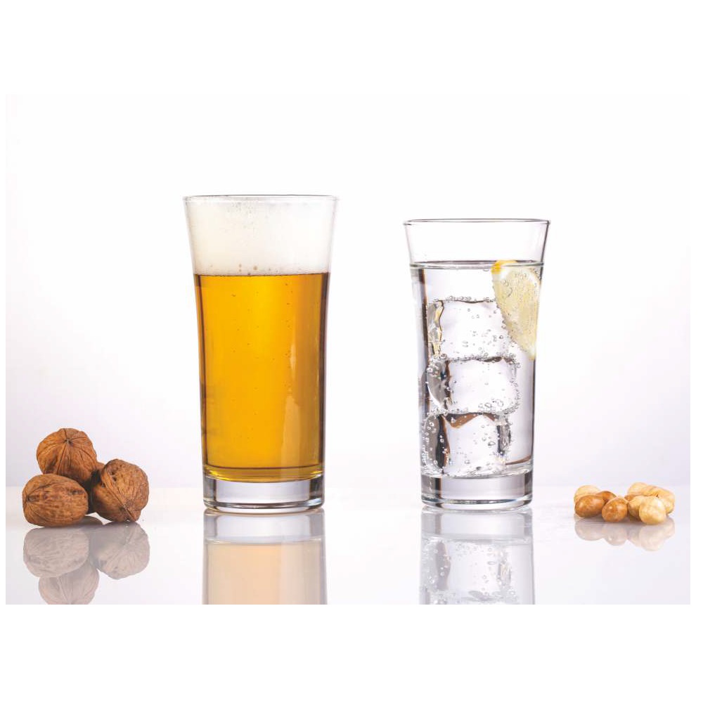 Ποτήρι Γυάλινο Διάφανο 300ml Ø7,5xH14,4cm Hermes Uniglass 92522 - 2