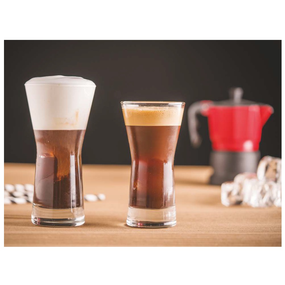 Ποτήρι Freddo Cappuccino Γυάλινο Διάφανο 330ml Ø8,2xH16,2cm Oktana Uniglass 92530 - 2