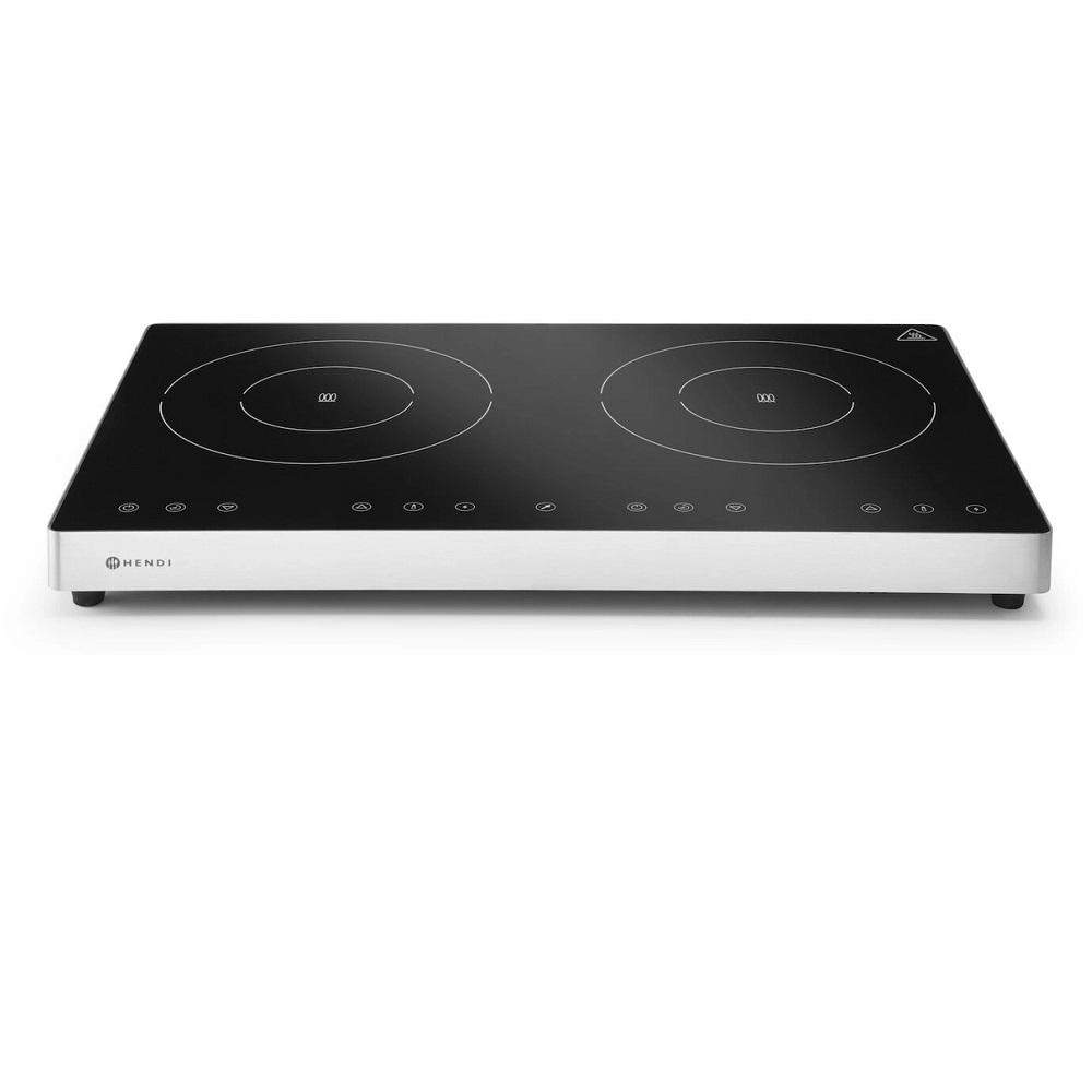 Ηλεκτρική Διπλή Εστία Induction Display Line Αφής 230V - 3500W 60,8x37xH6,1cm 239285 Hendi 30.41154 - 