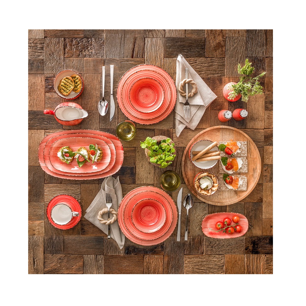 Πιάτο Coupe Ρηχό Πορσελάνης Φ30cm Red Avanos Gural 52.85045 - 2