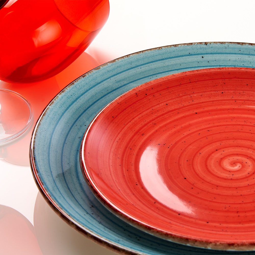 Πιάτο Coupe Ρηχό Πορσελάνης Φ30cm Red Avanos Gural 52.85045 - 3