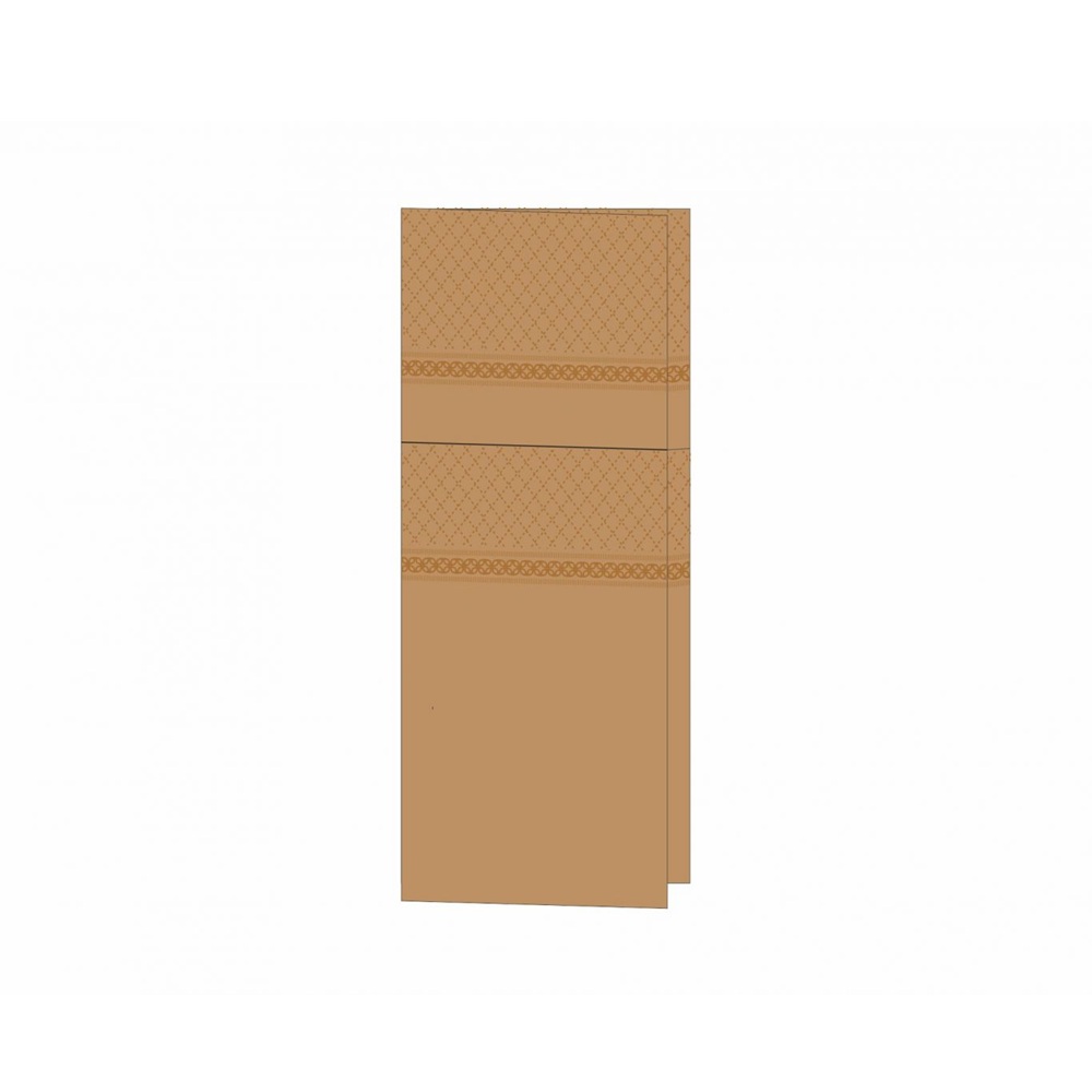 Χαρτοπετσέτα Eco Πολυτελείας Καφέ 2φυλλη 33x33cm Slim Φάκελος 17gsm 120τμχ Finezza 4Σ-ΑΤ-02 - 