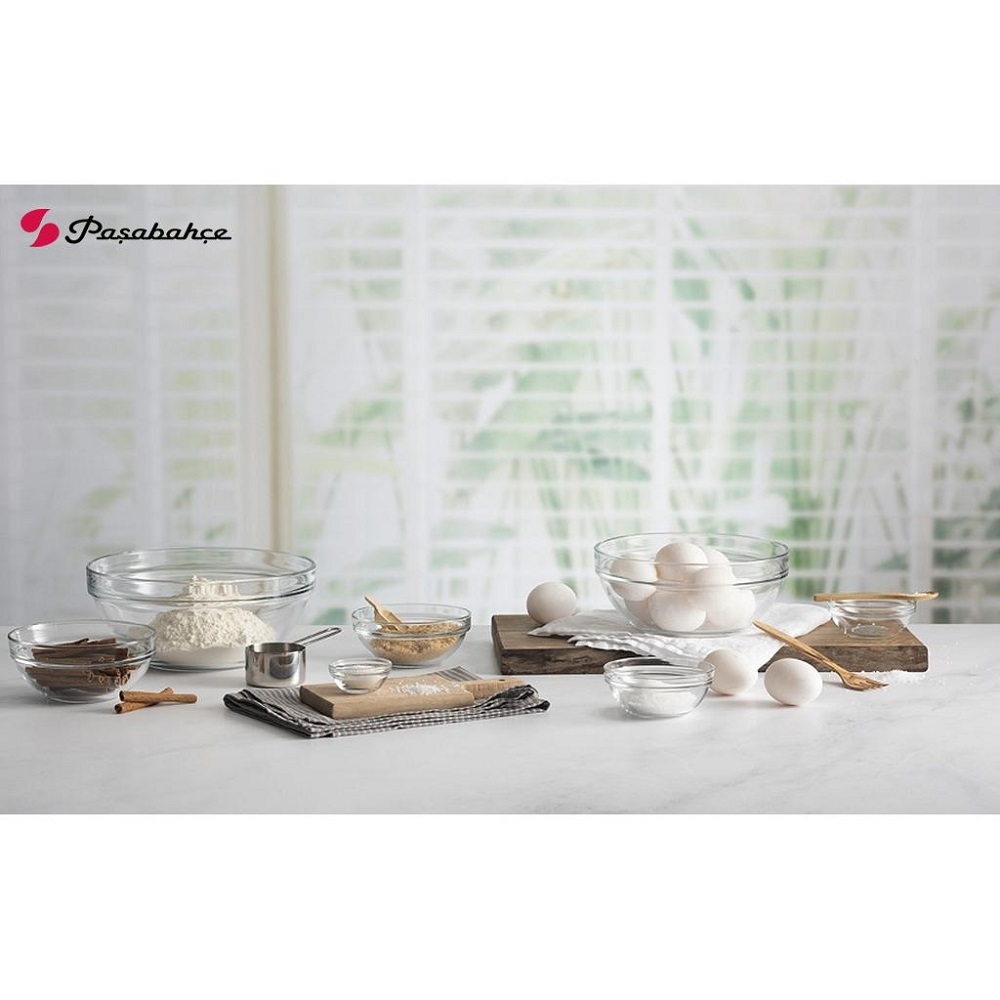 Σαλατιέρα Γυάλινη Στρογγυλή 2,5Lt Φ23xH10,1cm Chef Pasabahce SP53583K6 - 2