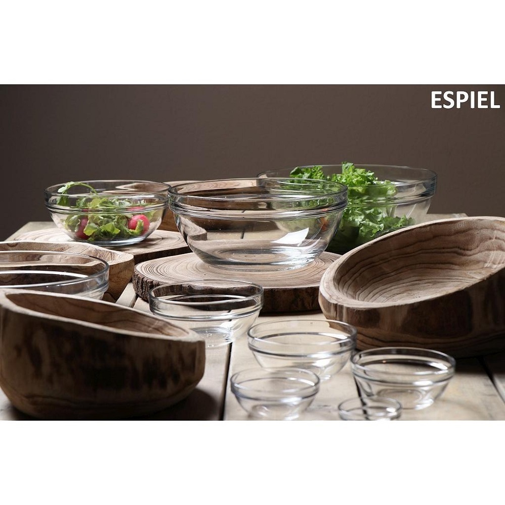 Σαλατιέρα Γυάλινη Στρογγυλή 2,5Lt Φ23xH10,1cm Chef Pasabahce SP53583K6 - 4