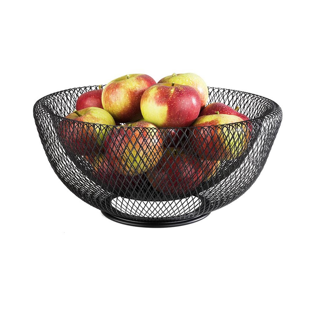 Φρουτιέρα Μεταλλική Μαύρη Ø31xH14cm APS Bar Supply 27.30206 - 2