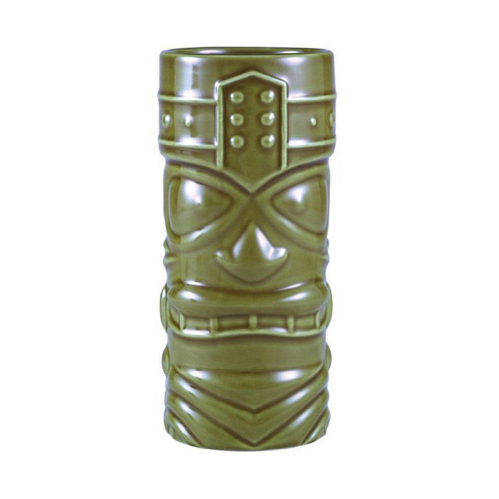 Ποτήρι Κεραμικό Cocktail Πράσινο 400ml Ø7,5xH16,5cm Tiki TKM400GR Genware 34.60153 - 1