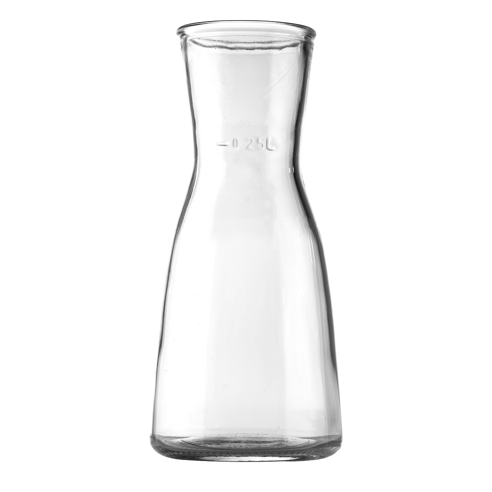 Κανάτα Γυάλινη Διάφανη 250ml Ø7,4xH16,8cm Ossa Uniglass 65125 - 1
