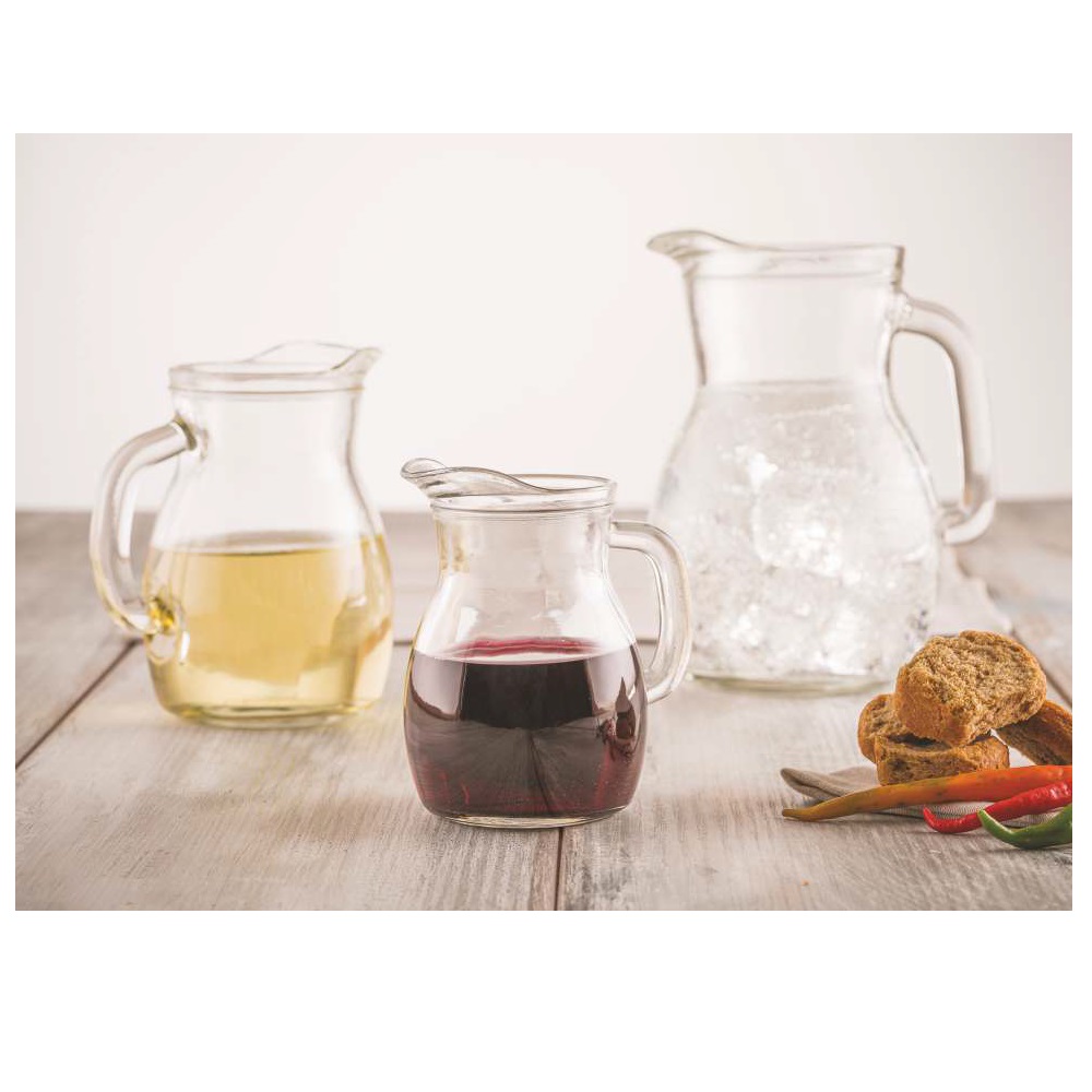 Κανάτα Γυάλινη Διάφανη 250ml Ø8xH11,6cm Bistrot Uniglass 39010 - 2