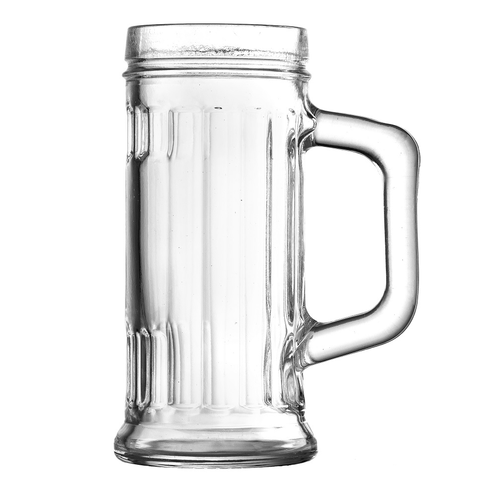 Ποτήρι Μπίρας Γυάλινο Διάφανο 500ml Ø8,7xH18cm Streak Uniglass 40822 - 1