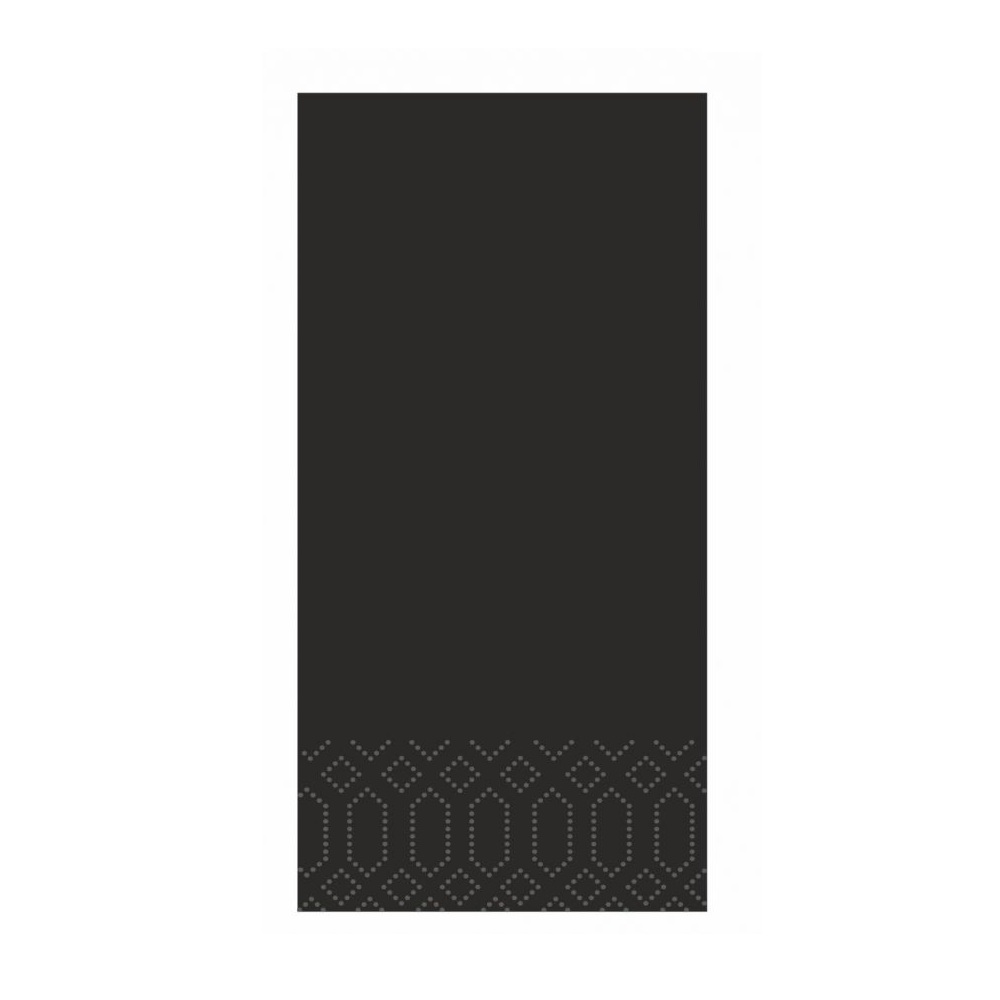 Χαρτοπετσέτες Πολυτελείας Μαύρες 2 Φύλλων 40x40cm Δίπλωμα 1/8 85τμχ Finezza 4Α-ΑΤ-39 - 