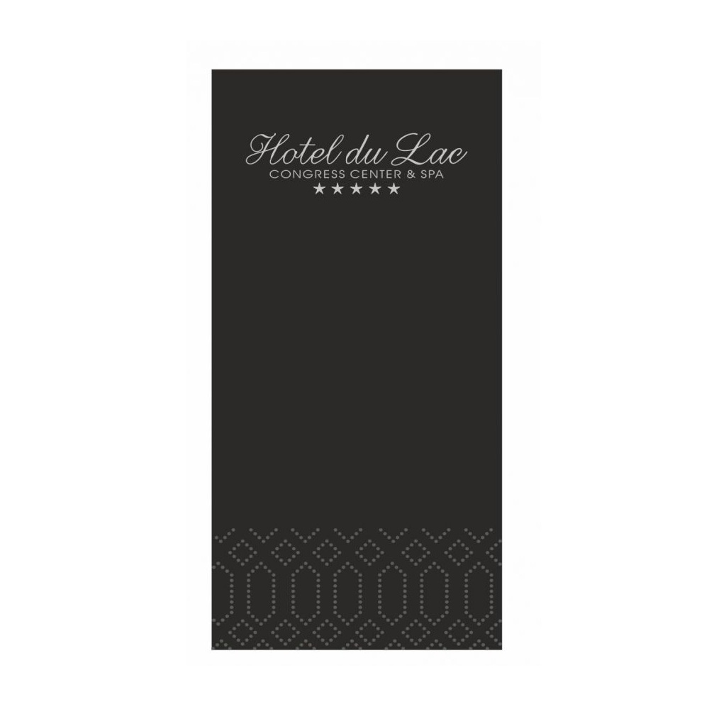 Χαρτοπετσέτες Πολυτελείας Μαύρες 2 Φύλλων 40x40cm Δίπλωμα 1/8 85τμχ Finezza 4Α-ΑΤ-39 - 2