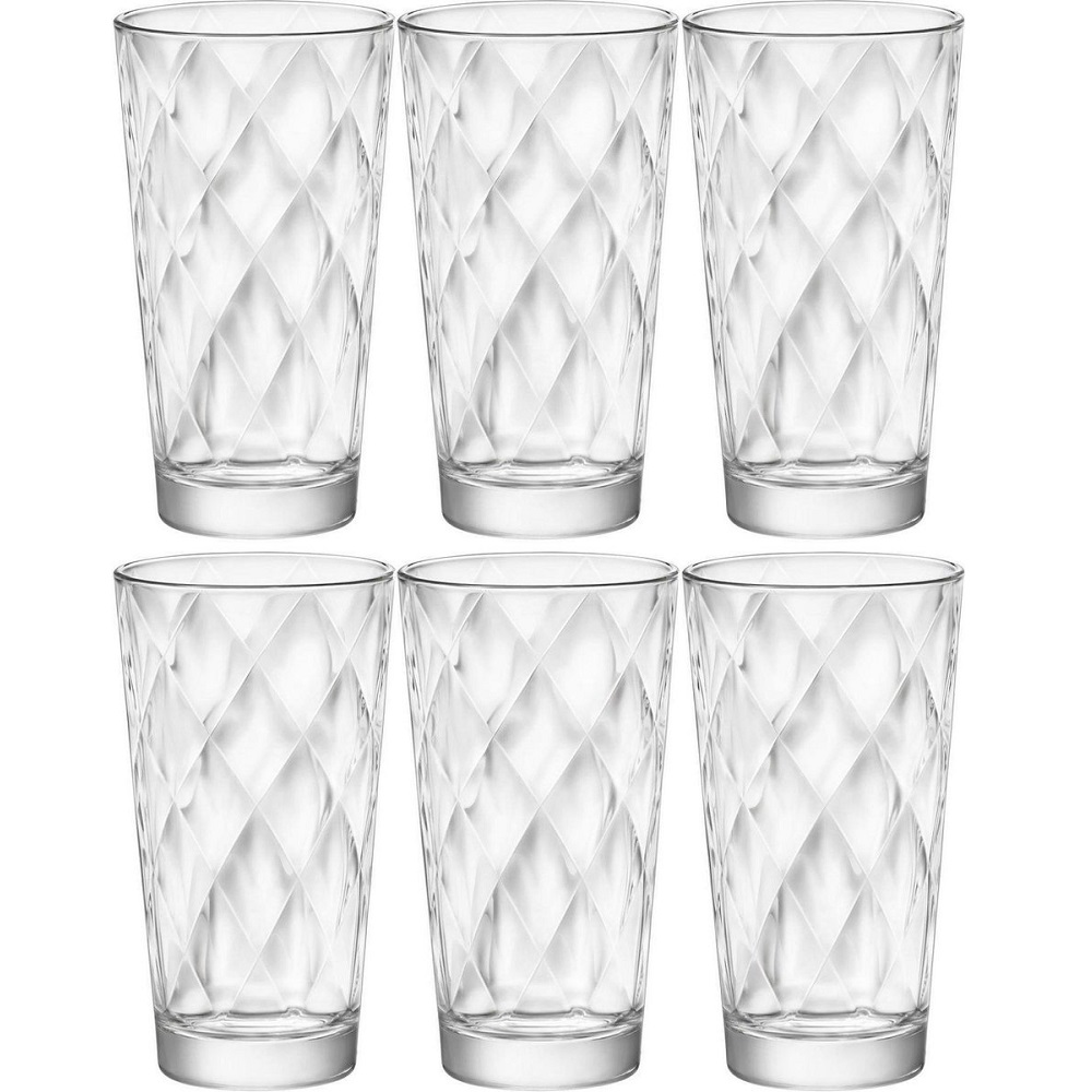 Ποτήρια Γυάλινα Longdrink 370ml Ø7,8xH14,3cm Σετ 6 τμχ Kaleido Bormioli Rocco 00.10197 - 2