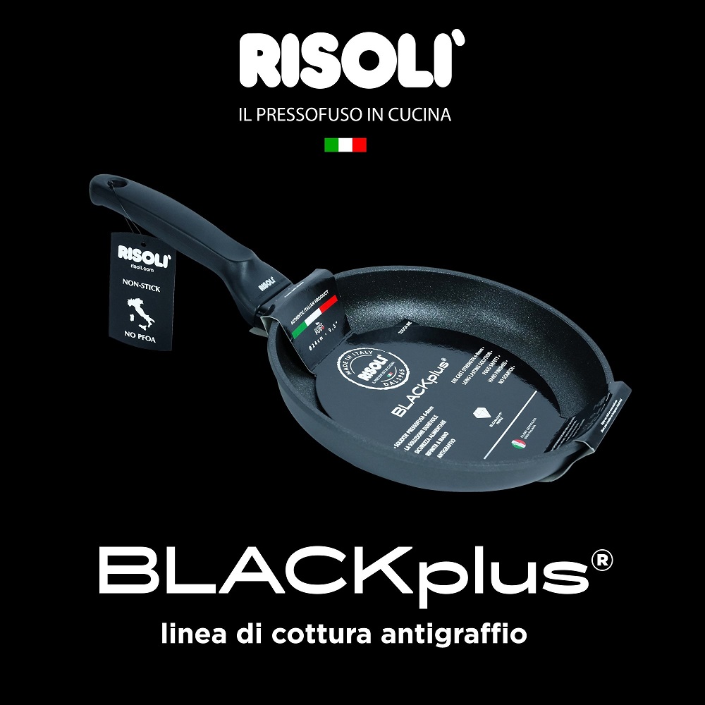 Τηγάνι Χυτού Αλουμινίου Φ20cm Αντικολλητικό BLACKplus Risoli 103BP/20 - 4