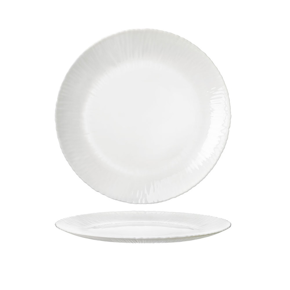 Πιάτο Ρηχό Οπαλίνα Λευκό Φ21xH1,8cm Coconut Bormioli Rocco 00.52351 - 
