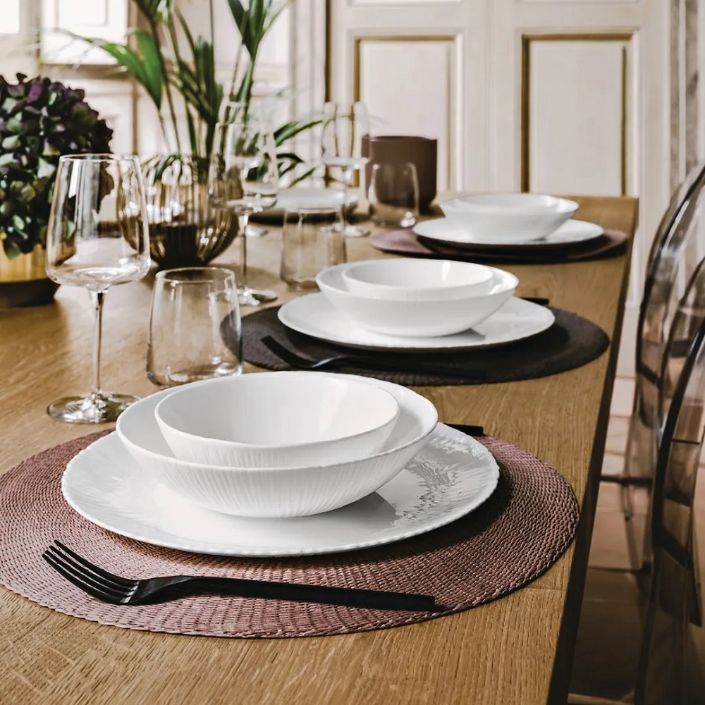 Πιάτο Ρηχό Οπαλίνα Λευκό Φ21xH1,8cm Coconut Bormioli Rocco 00.52351 - 2