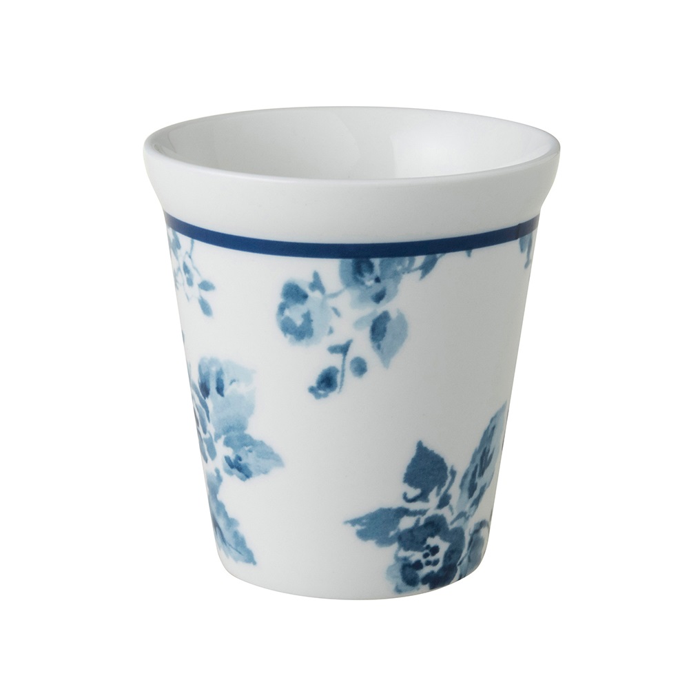 Κούπα Χωρίς Χεράκι Πορσελάνης 270ml Λευκή – Μπλε China Rose Blueprint Laura Ashley LA179914 - 2