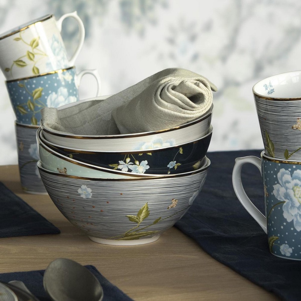 Κούπα Χωρίς Χεράκι Πορσελάνης 270ml Seaspray Uni Heritage Laura Ashley LA180424 - 5