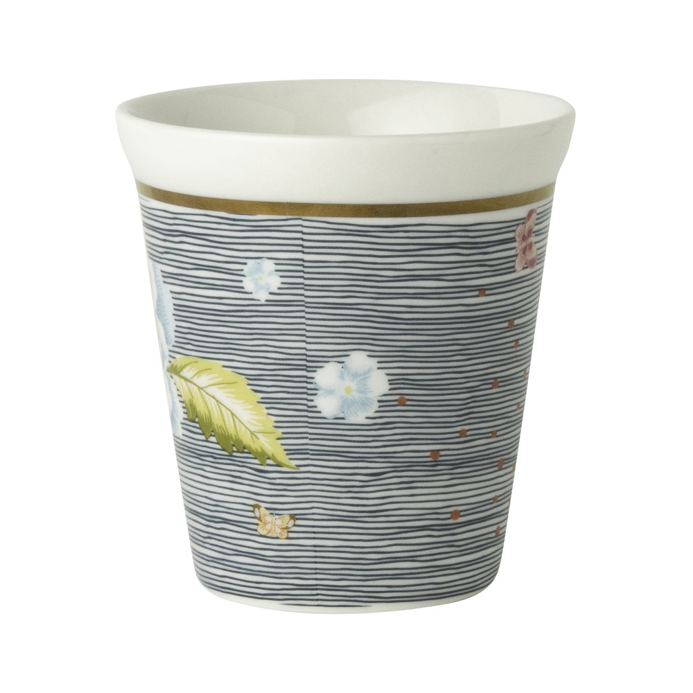 Κούπα Χωρίς Χεράκι Πορσελάνης 270ml Midnight Pinstripe Uni Heritage Laura Ashley LA180426 - 2