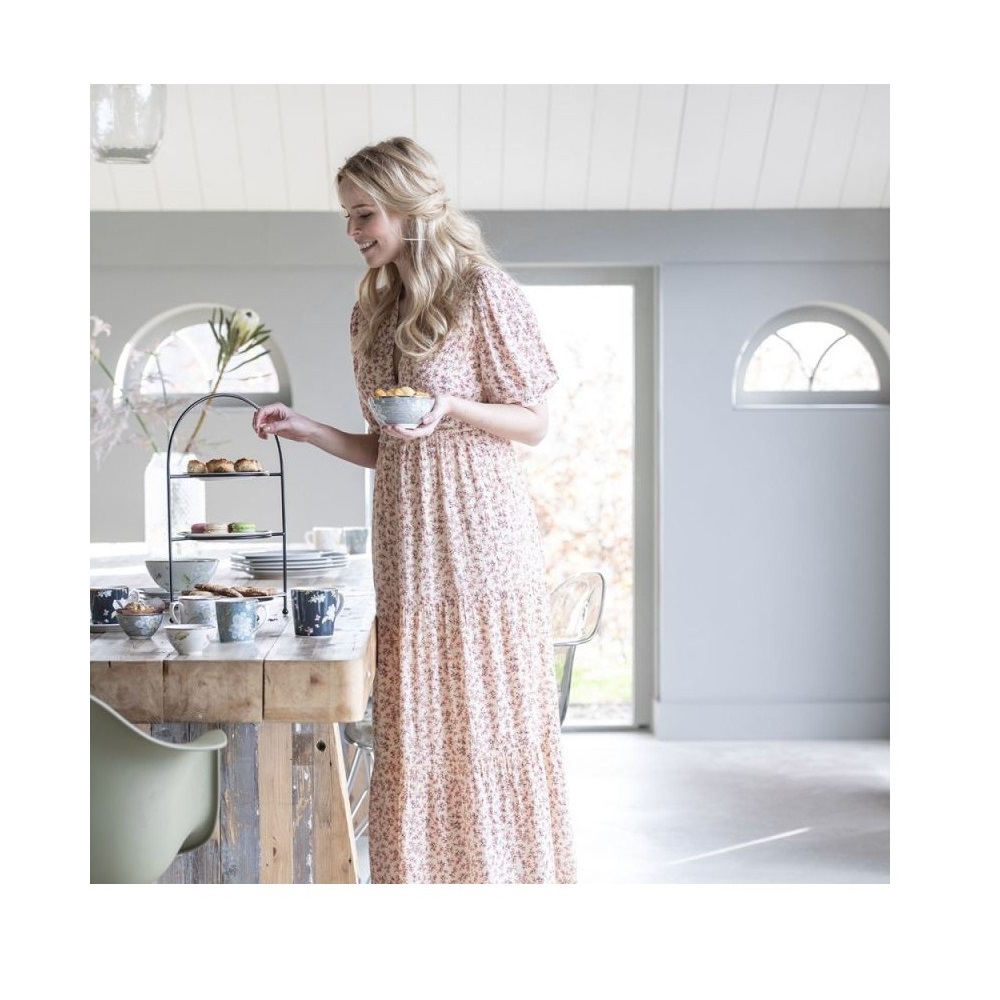Κούπα Χωρίς Χεράκι Πορσελάνης 270ml Midnight Pinstripe Uni Heritage Laura Ashley LA180426 - 4