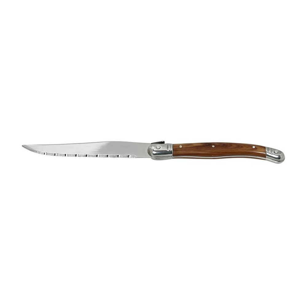Μαχαίρι Steak 23cm Ανοξείδωτο/Πλαστικό Antique Cut Espiel STK107K12 - 