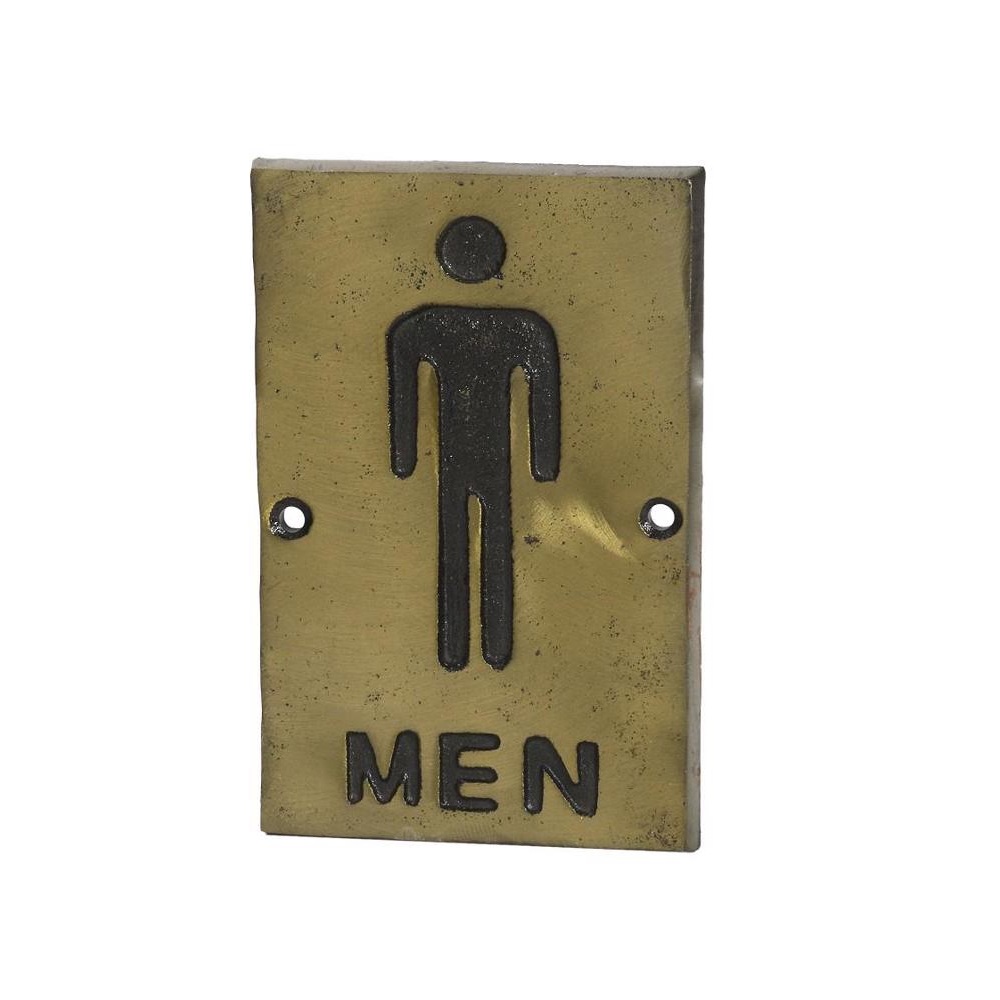 Ταμπελάκι WC Men Ορθογώνιο 9,7x14,7x0,9cm Espiel KLI123K6