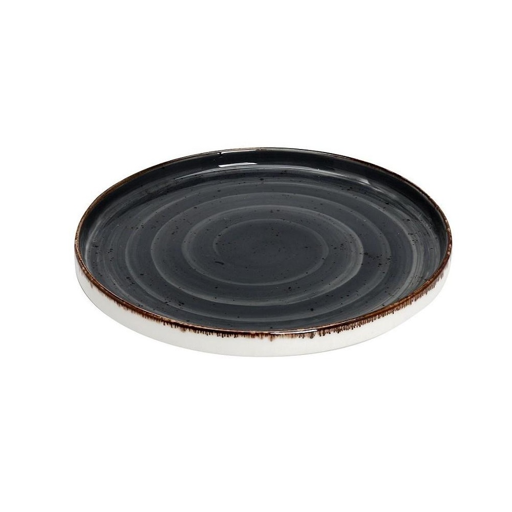 Πιάτο Ρηχό Πορσελάνης Nordic/Step 26 εκ. - Γήινο Στυλ και Πρακτικότητα Terra Grey Espiel TLG131 - 