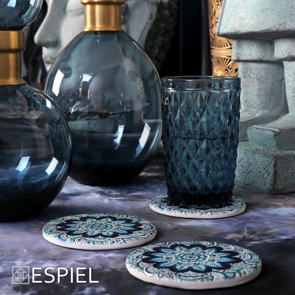 Ποτήρι Γυάλινο Long Drink Μπλε 340ml Φ12,8xH8cm Tristar Espiel TIR108 - 5