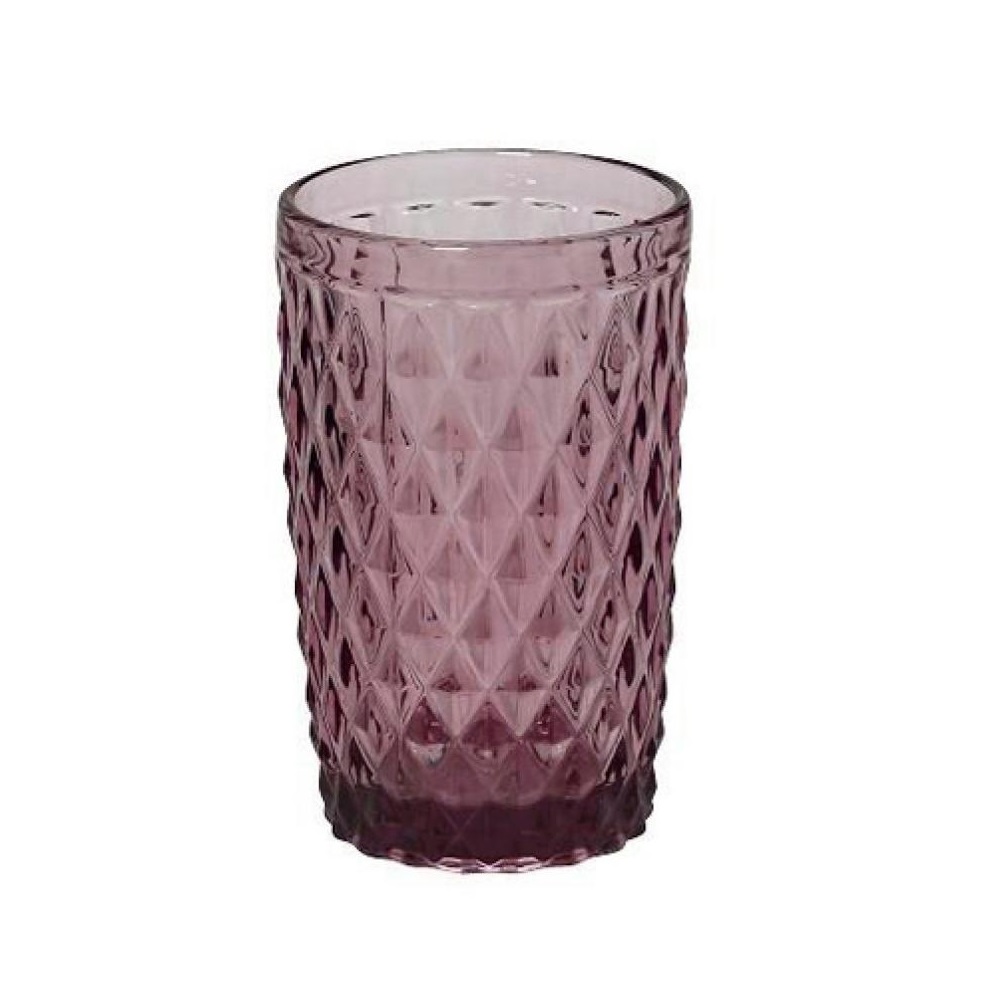 Ποτήρι Γυάλινο Long Drink Μωβ 340ml Φ8xH12,8cm Tristar Espiel TIR109 - 1