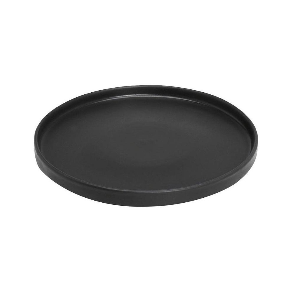 Πιάτο Πορσελάνης Ρηχό Step Φ26xH1,5cm Terra Matt Black Espiel TLM131 - 1