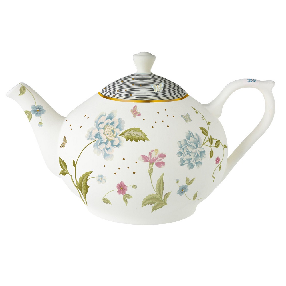 Τσαγιέρα Πορσελάνης 1,6Lt 26,3x16xH17cm Heritage Laura Ashley LA180968 - 1