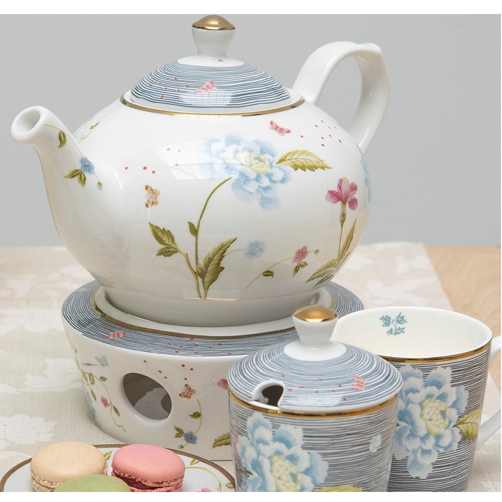 Τσαγιέρα Πορσελάνης 1,6Lt 26,3x16xH17cm Heritage Laura Ashley LA180968 - 3