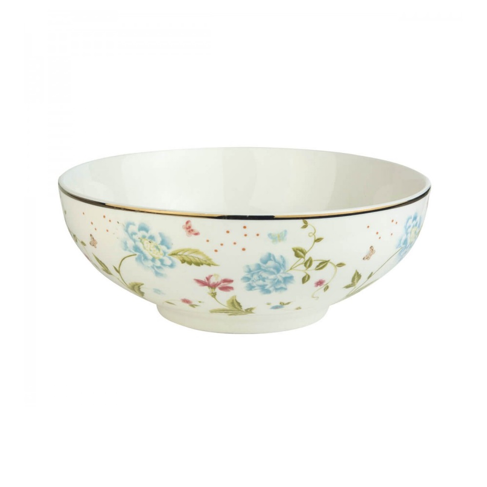 Σαλατιέρα Πορσελάνης 2,7Lt Φ23cm Elveden White 23′ Heritage Laura Ashley LA181230 - 
