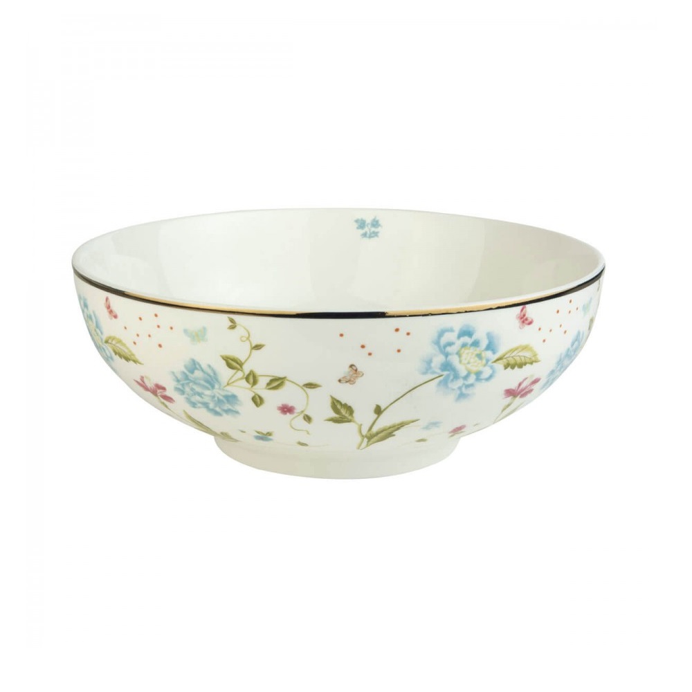 Σαλατιέρα Πορσελάνης 2,7Lt Φ23cm Elveden White 23′ Heritage Laura Ashley LA181230 - 3