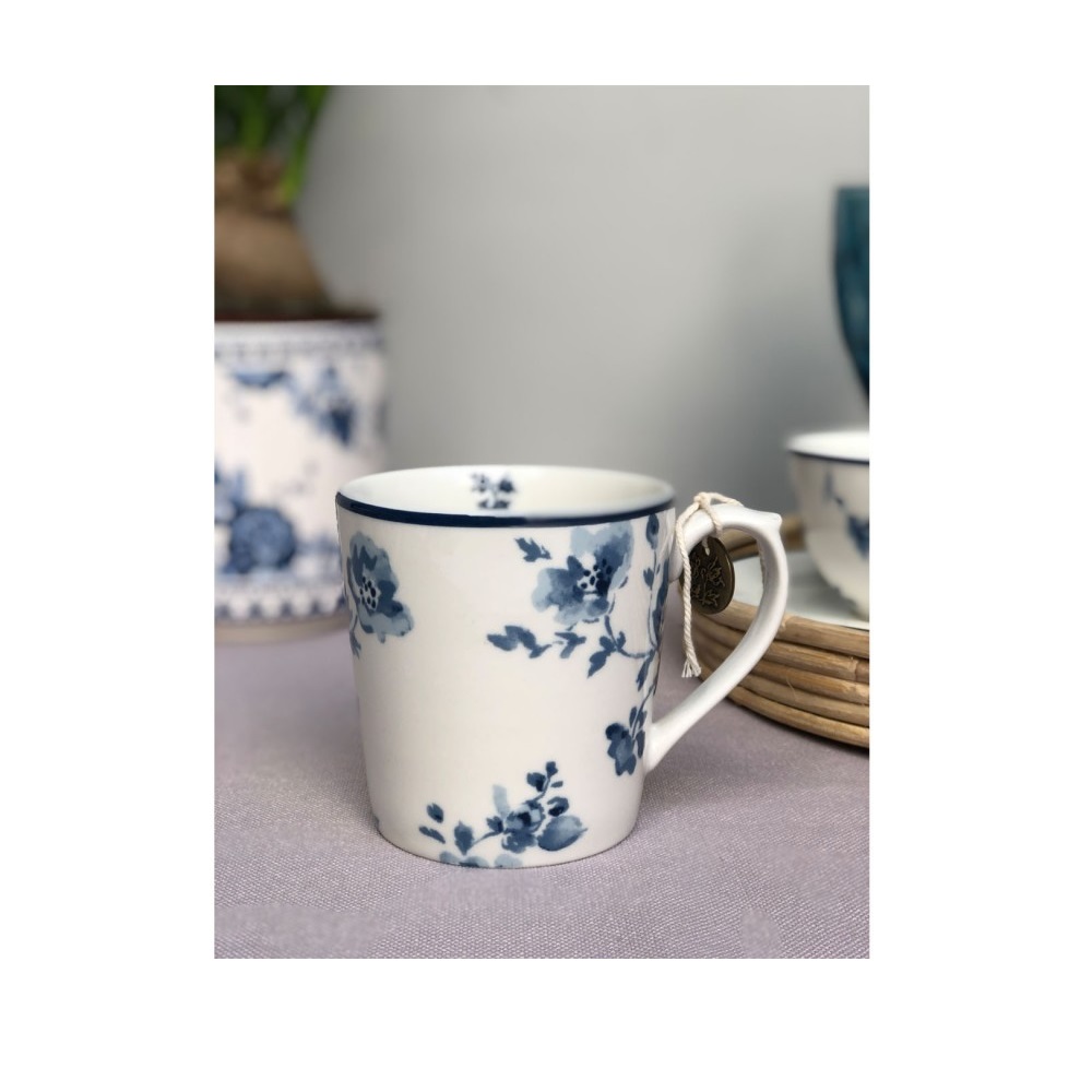 Κούπα Πορσελάνης 320ml Λευκή – Μπλε China Rose Blueprint Laura Ashley LA178235 - 5