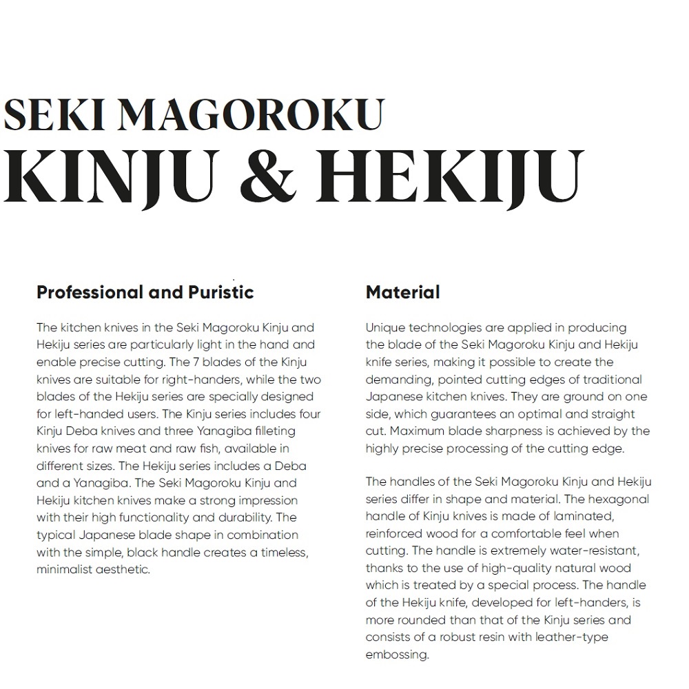 Μαχαίρι Deba Αριστερόχειρα 15cm Seki Magoroku Hekiju Kai AK-5073 - 4